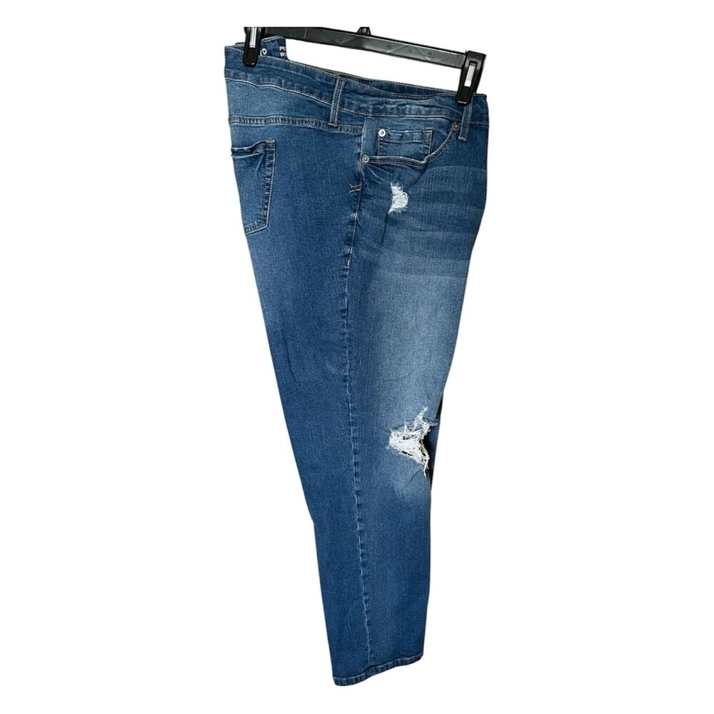 Torrid Perfect Boyfriend Ankle Vintage Stretch Blue Denim Jeans Size 20R